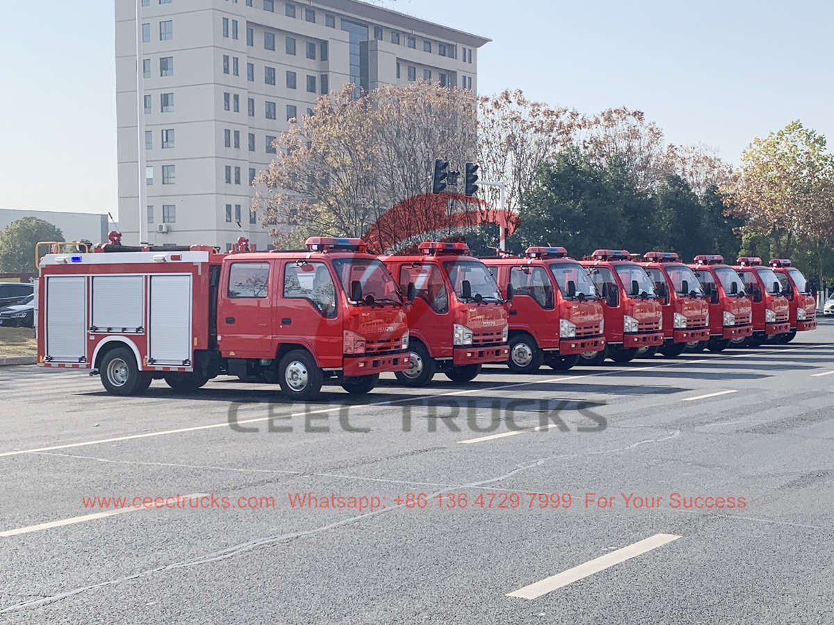 ISUZU 1.5 tons water fire engine for sale