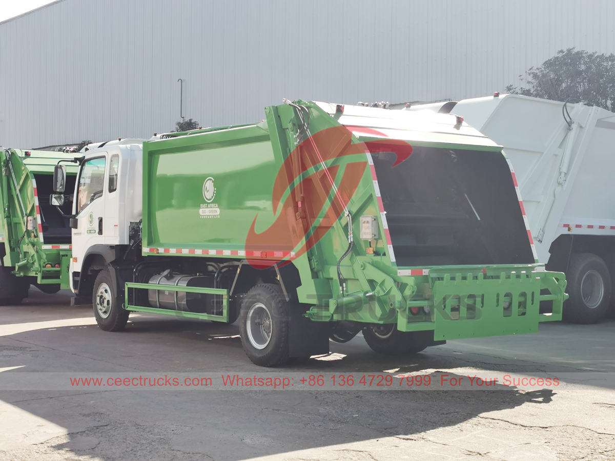 HOWO 8 CBM waste management truck for sale