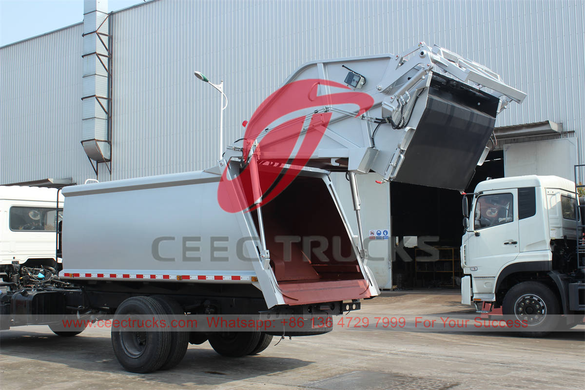 Garbage compactor upper body for ISUZU/FUSO truck chassis
