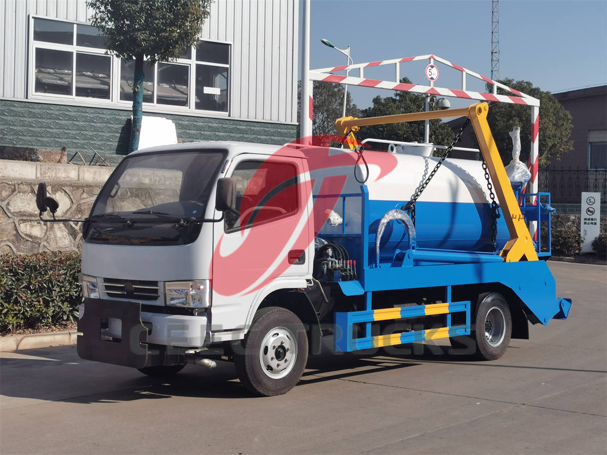 Dongfeng skip loader mounted water sprinkler truck