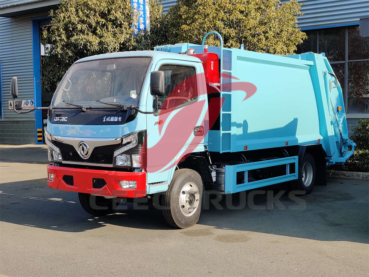 Dongfeng 6 CBM rubbish compression truck