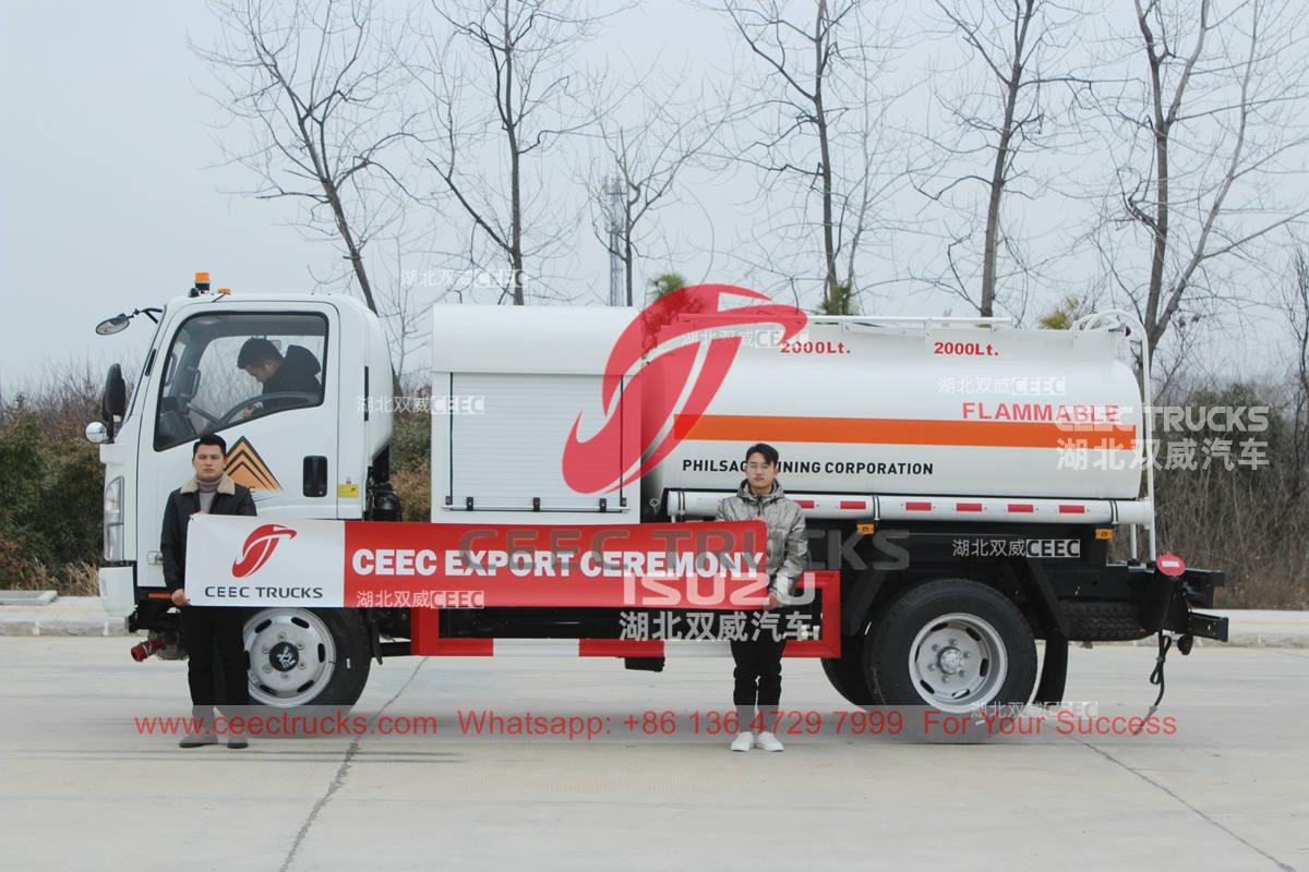 ISUZU ELF 700P 4×4 off-road 5000 liters fuel bowser for sale