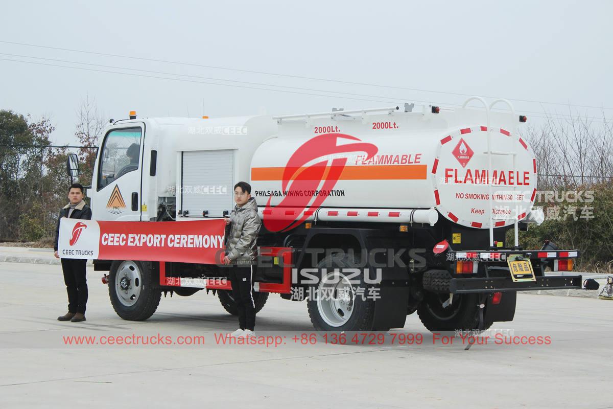 ISUZU 700P 4×4 5000 liters fuel dispenser truck for sale