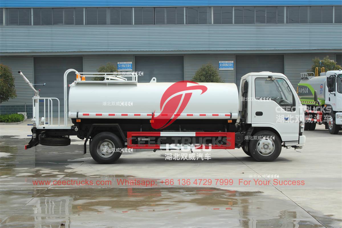 Custom-made ISUZU NQR 5000 liters stainless steel water spray truck for sale