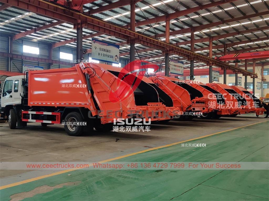 China refuse compactor truck manufacturer and exporter