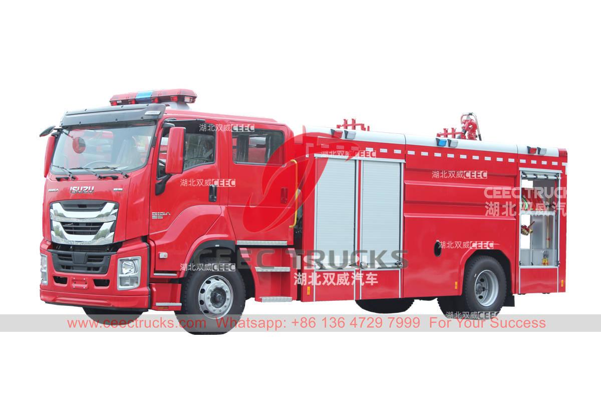 Brand new ISUZU GIGA 380HP 8000 liters fire fighting truck for sale