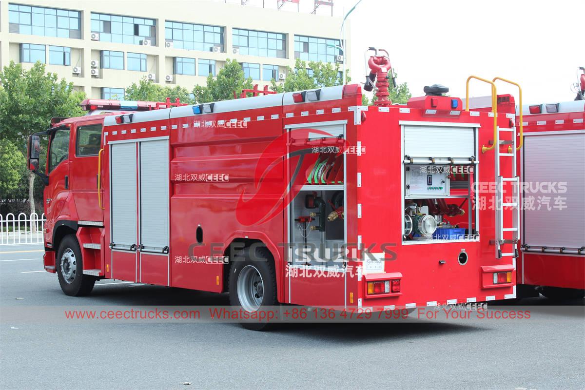 Custom-made ISUZU GIGA 380HP 6 wheeler fire engine on sale