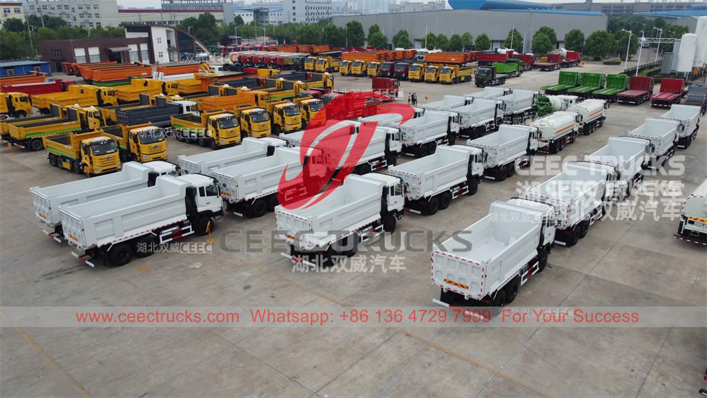 Factory outlet Dongfeng 10 wheeler 380HP tipper lorries for sale