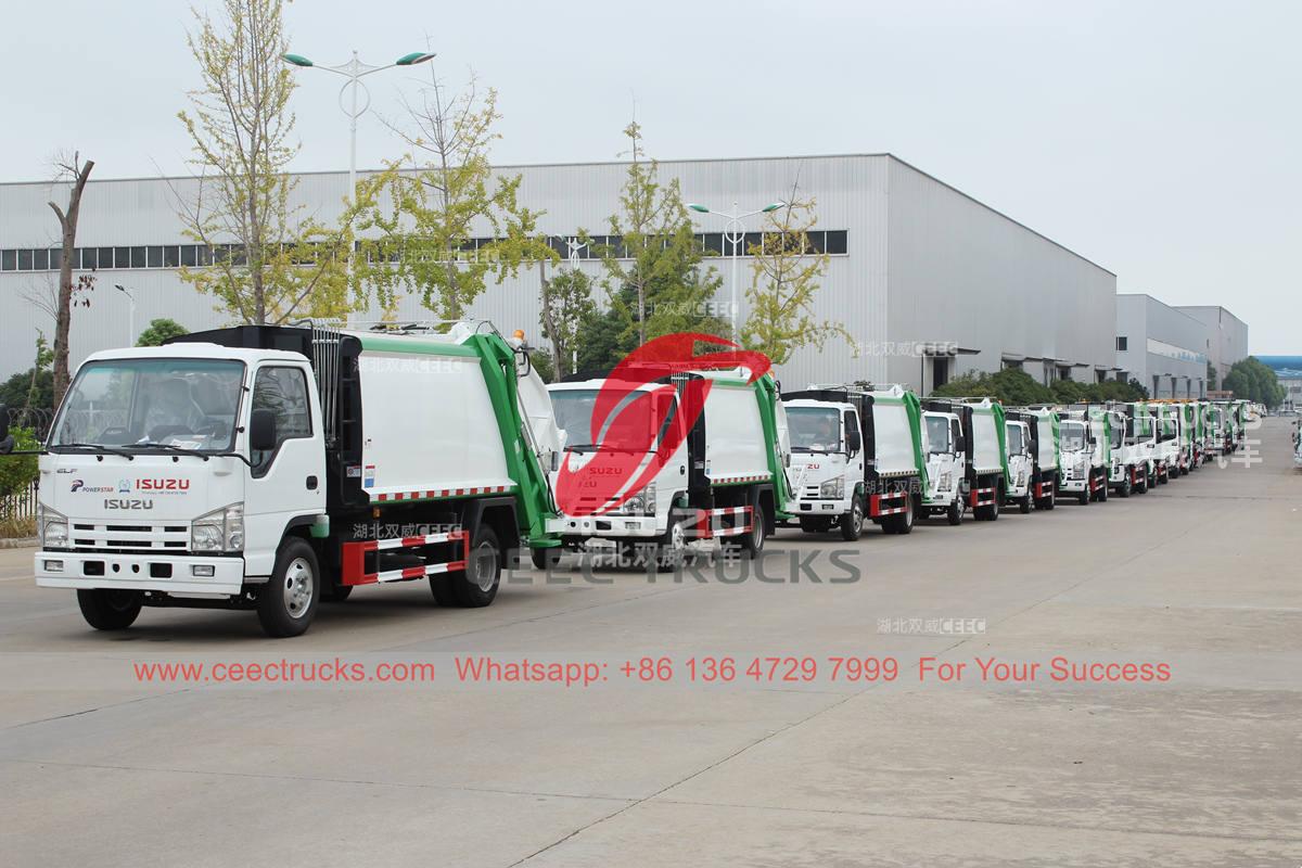 China profession ISUZU garbage compactor manufacturer