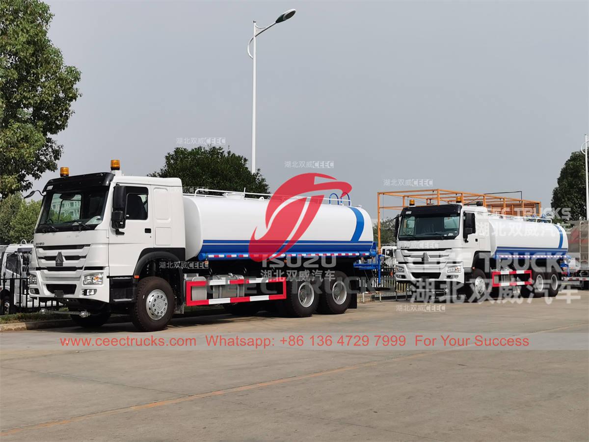 HOWO 6×4 LHD water transport trucks at promotional price