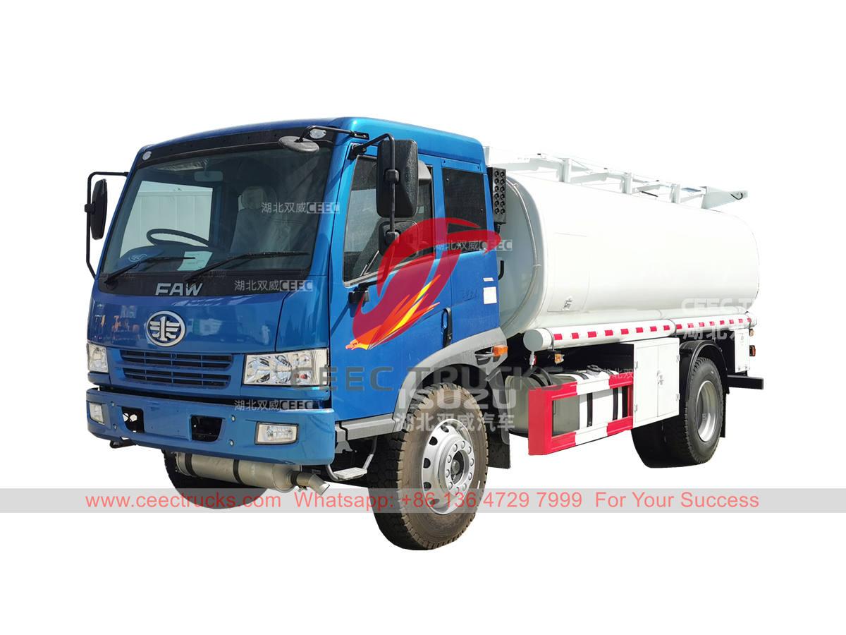 FAW 4×2 12000 liters refueling truck on promotion
