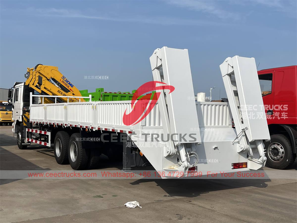 Customized Shacman F3000 knuckle boom crane truck for sale