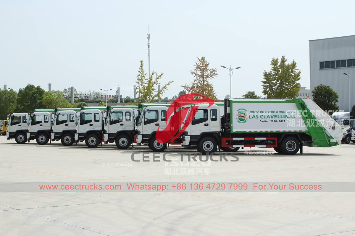 China garbage compactor truck manufacturer and exporter