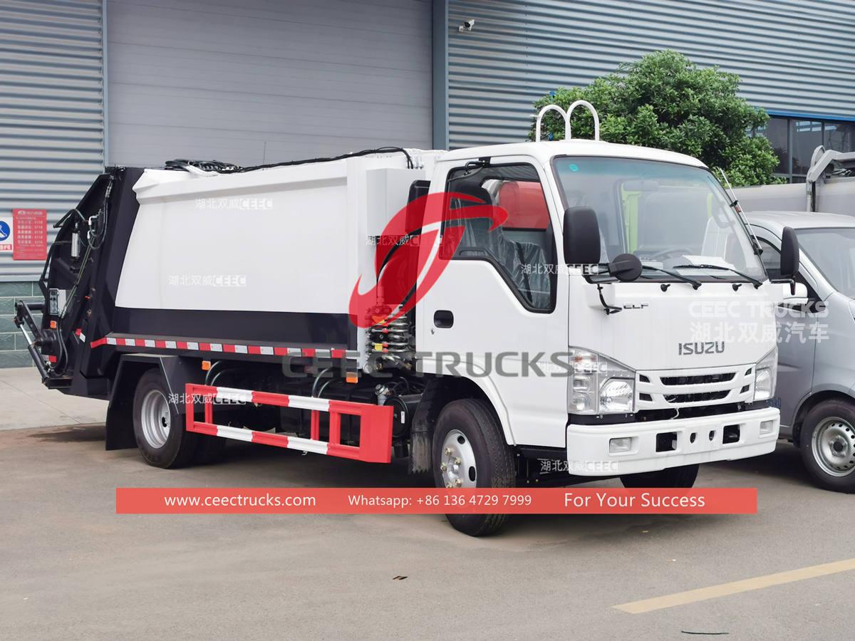 Custom-made ISUZU 4CBM compactor garbage trucks for sale