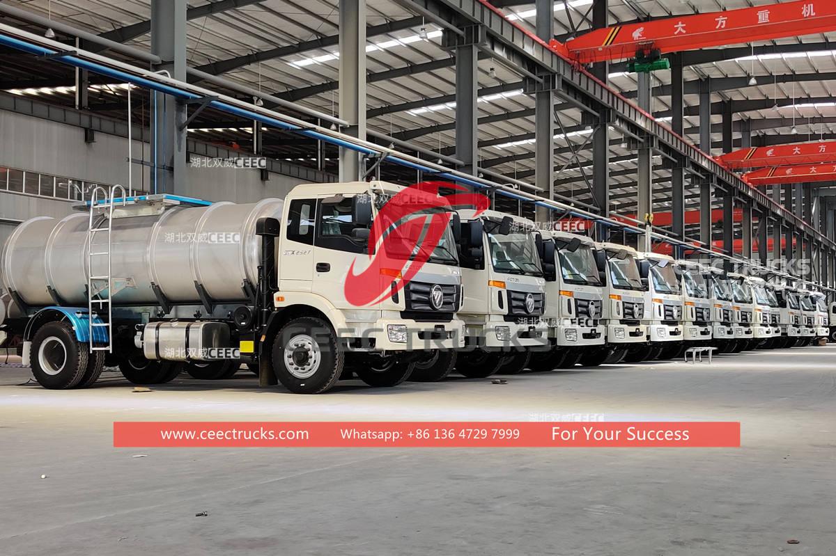 China leading water tank trucks manufacturer