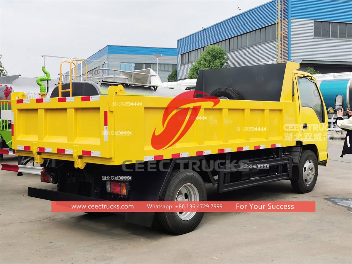 Factory price ISUZU 100P 3 tons dumper truck for sale