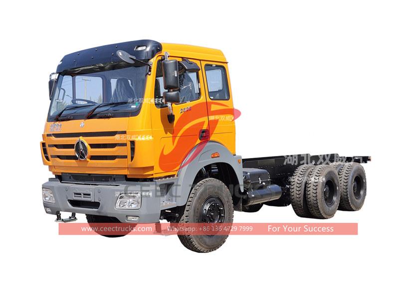 Good price Beiben 10 wheeler 2528 NG80 truck chassis for sale