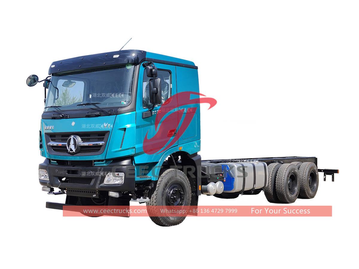 Beiben V3 6×4 380HP chassis for cargo truck