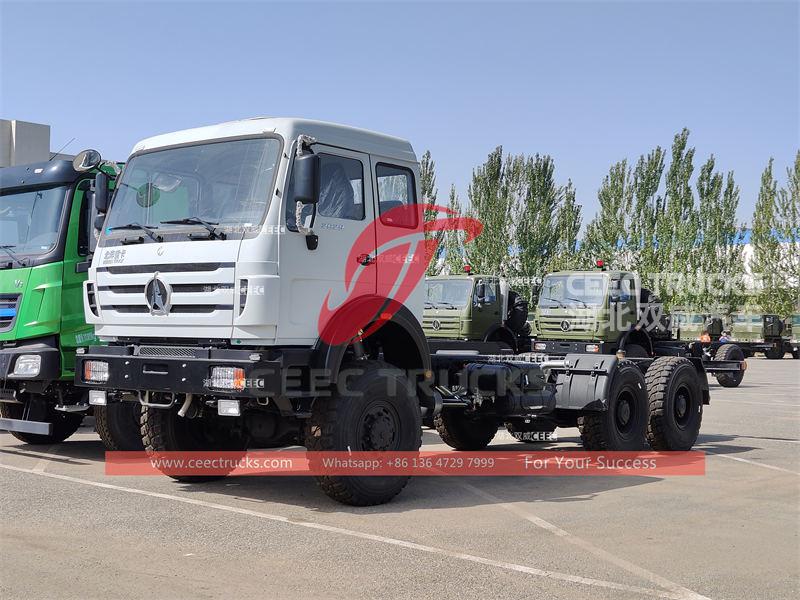 High peformance Beiben 6×6 AWD trailer tractor head for sale
