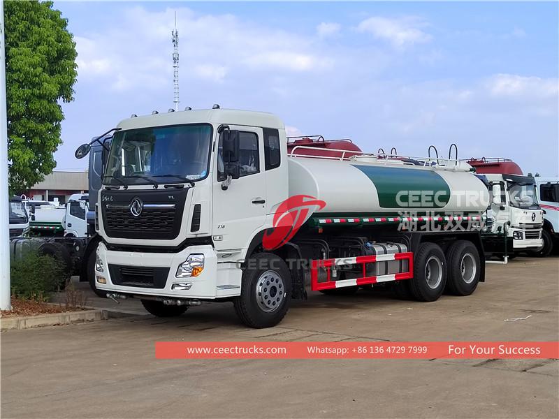 dongfeng 20 cbm water tanker truck