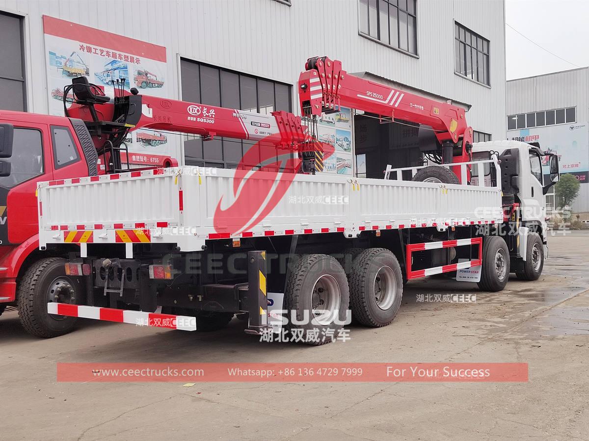 ISUZU GIGA 8×4 420HP crane truck Palfiner SPS25000