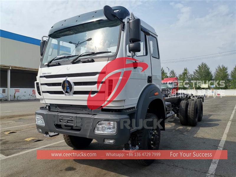 beiben 6*6 drive cargo truck chassis 