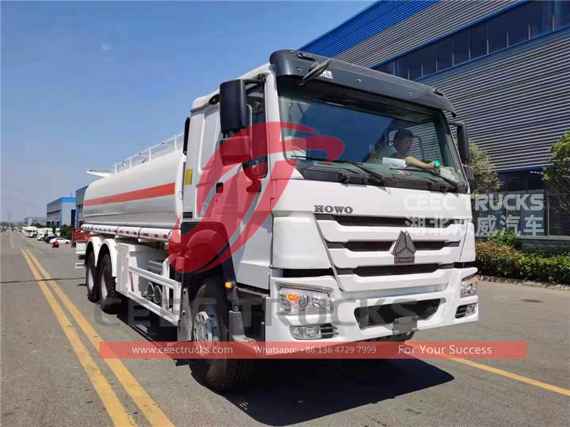 howo 20 cbm fuel tanker truck