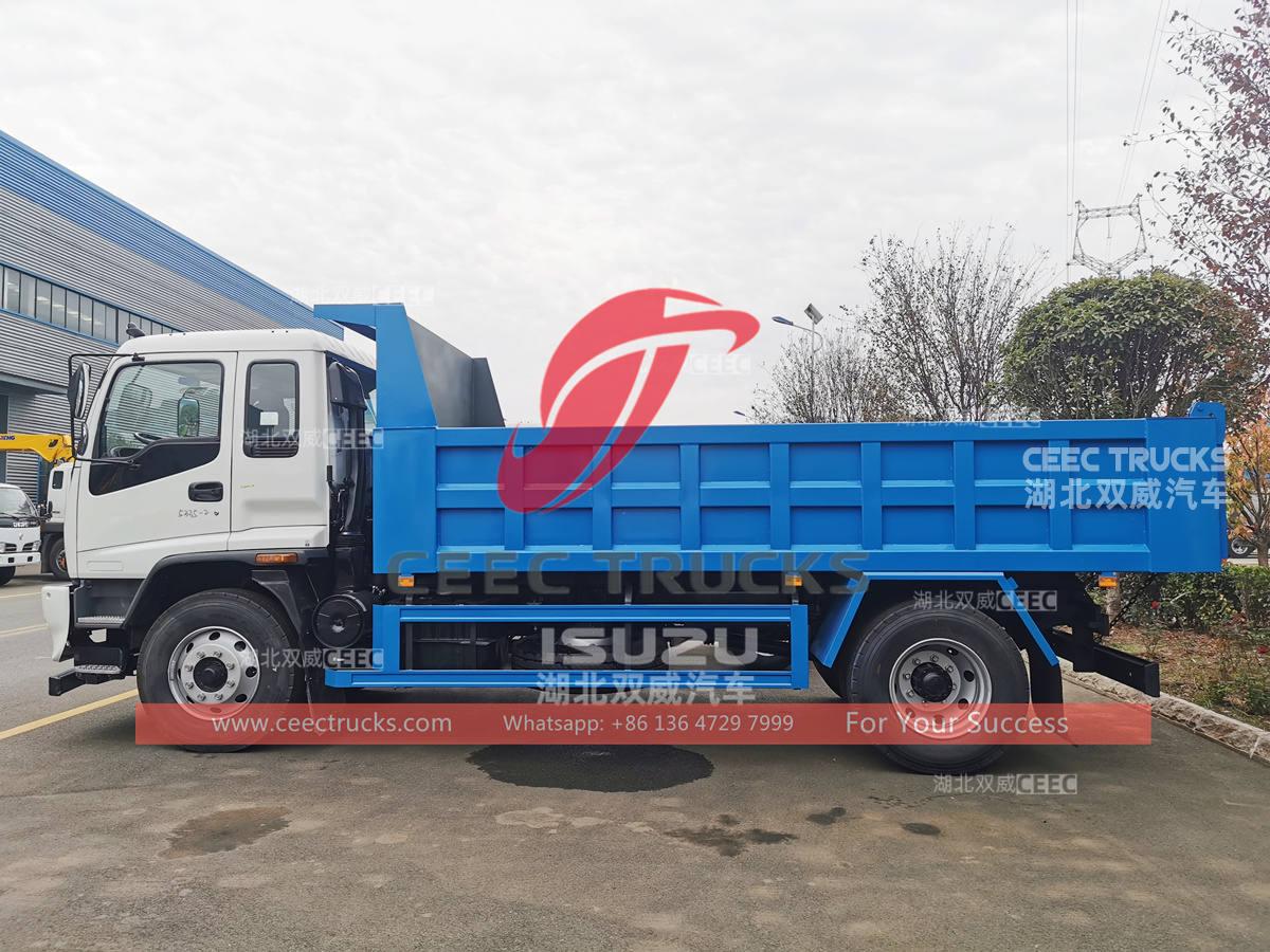 High quality ISUZU 240HP 6 cylinders dump truck for sale
