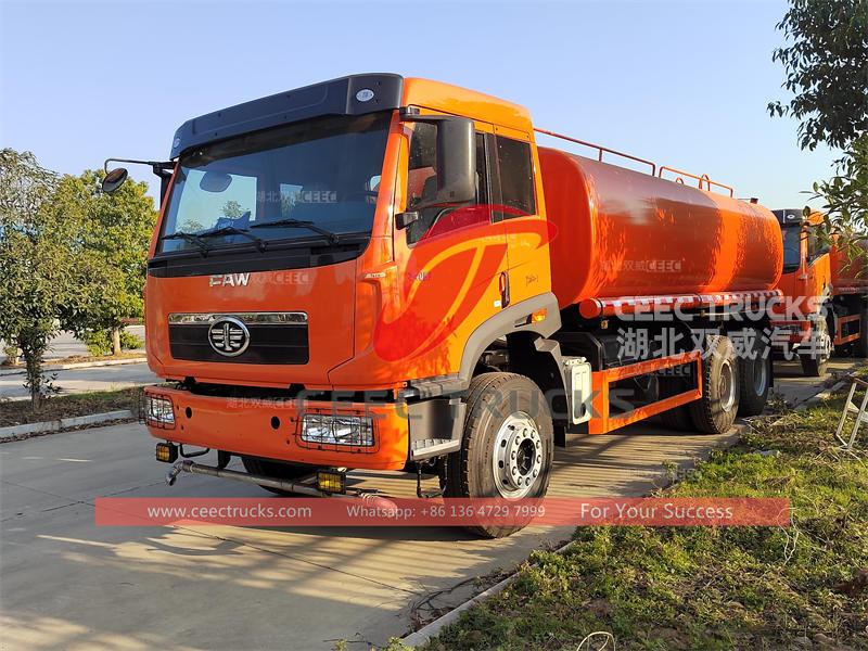 FAW 20 tons water tranpsort trucks for sale