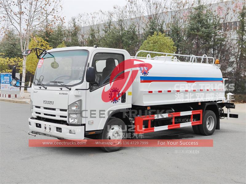 ISUZU 7000 liters water tank truck for sale