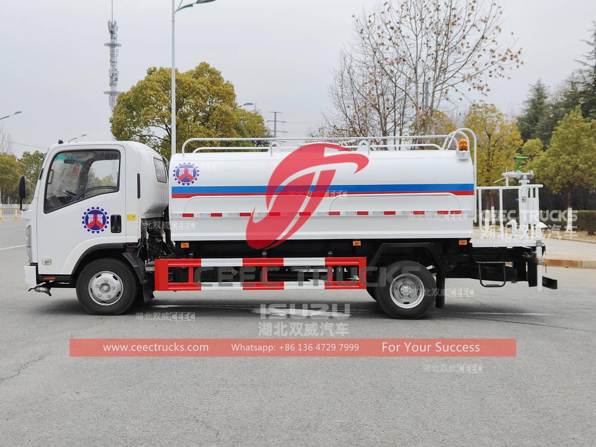 Hot selling ISUZU 7CBM water bowser truck for sale