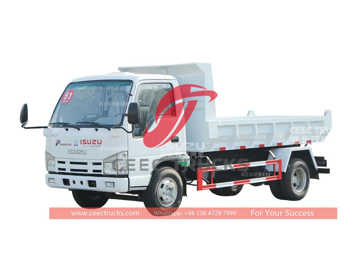 ISUZU 6 wheeler 3 tons mini tipper truck on sale