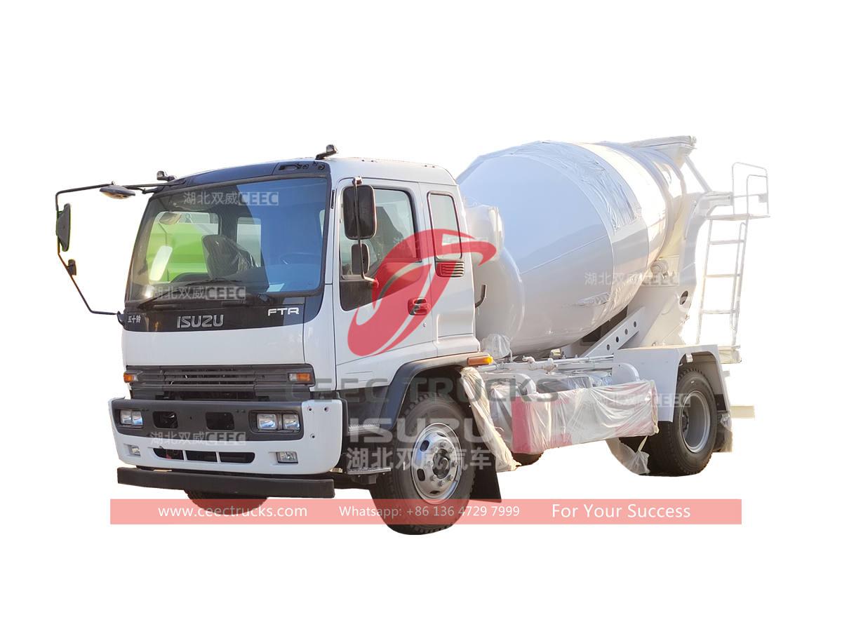 ISUZU FTR 7CBM Concrete mixing transport truck for sale
