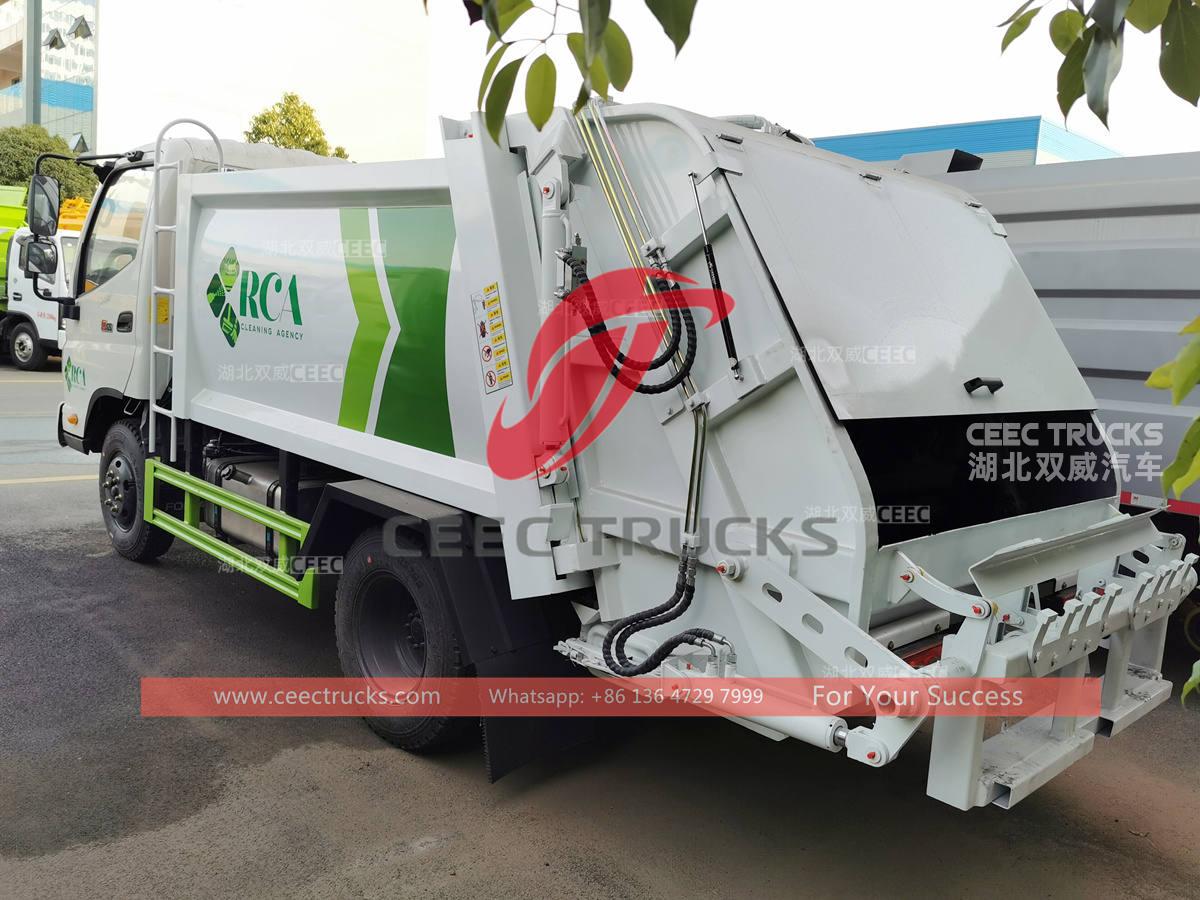 FOTON small waste compression truck at best price