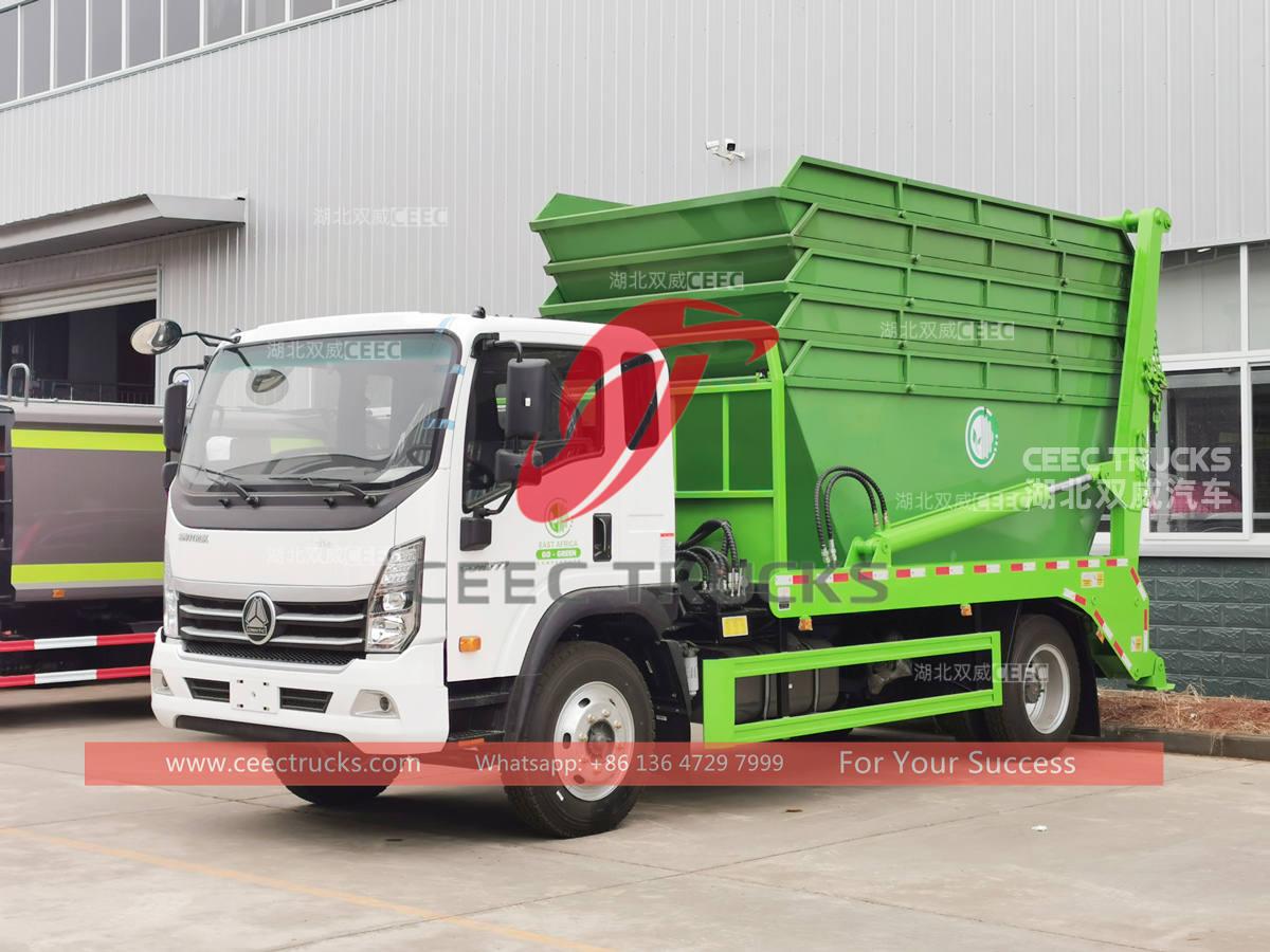 SINOTRUK 4×2 single bin dumper placer for sale SINOTRUK 4×2 single bin dumper placer for sale