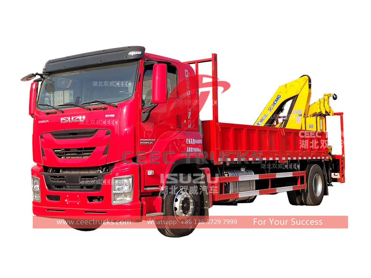 ISUZU GIGA 6 wheeler truck mounted crane XCMG