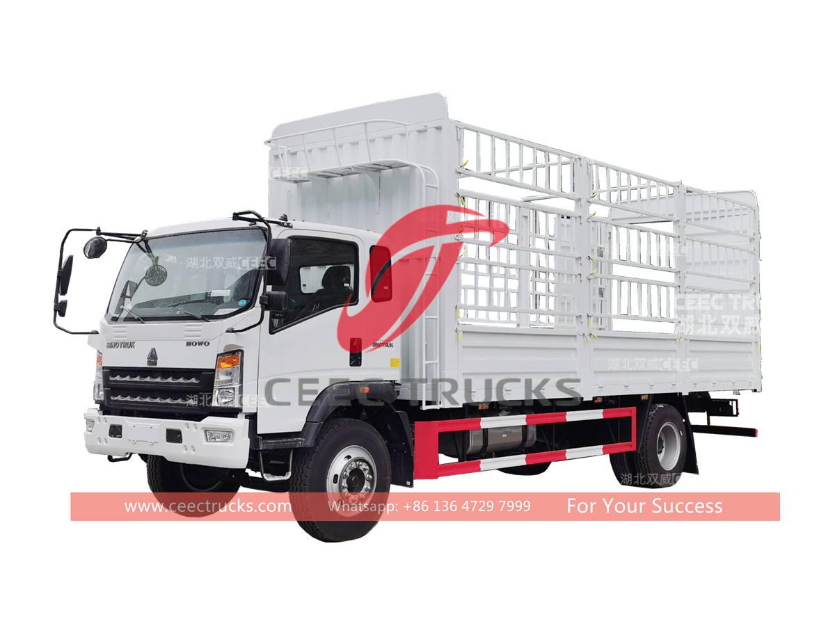 HOWO 4×2 cargo stake truck for sale