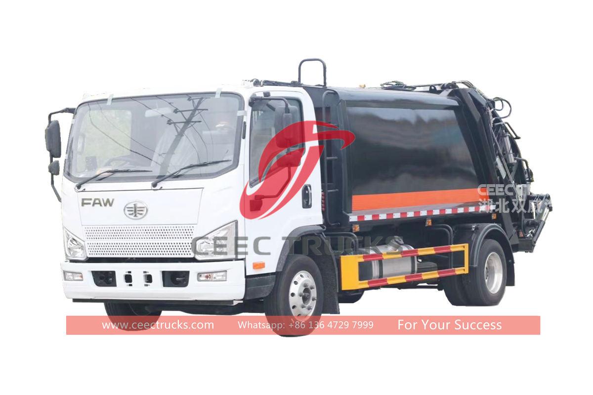 FAW 6CBM refuse compression truck at best price