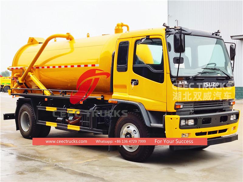 Isuzu sewer suction truck Isuzu sewer suction truck