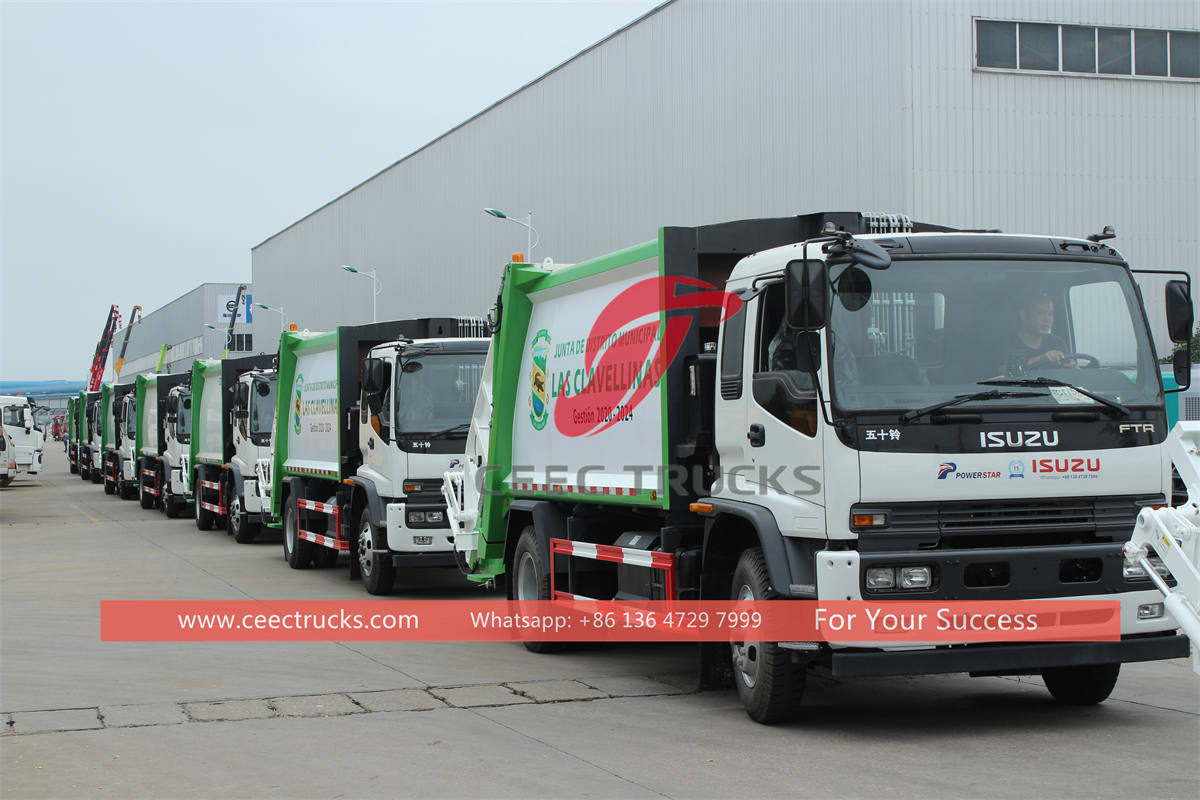 China leading manufacturer of garbage compactor trucks