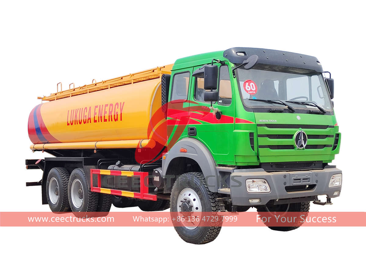Custom-made Beiben fuel tank trucks for Africa