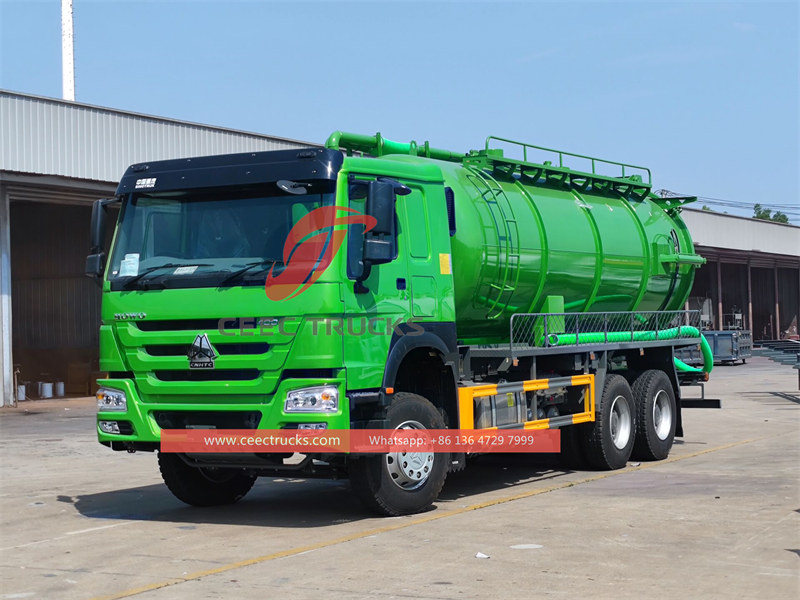 Howo 20,000L sewage tank truck
