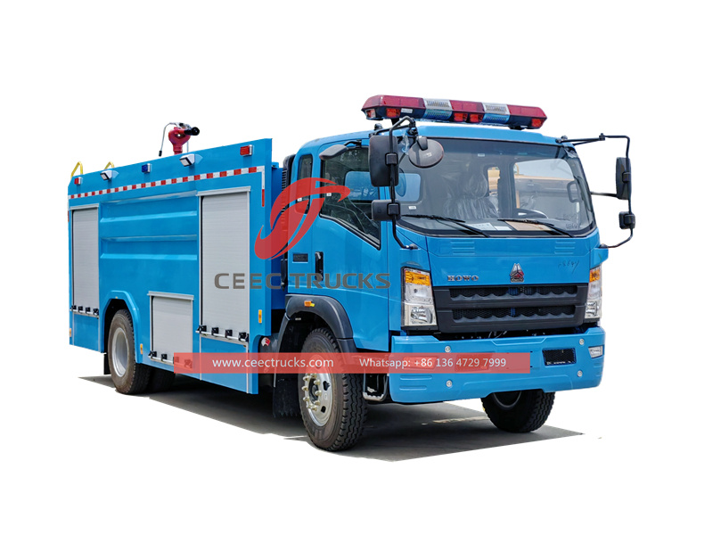 Howo 5000Liters fire fighting truck