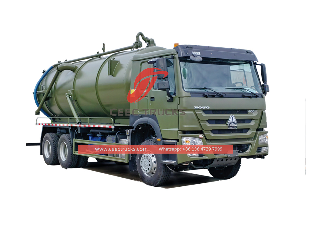 Howo 20,000L sewage tank truck