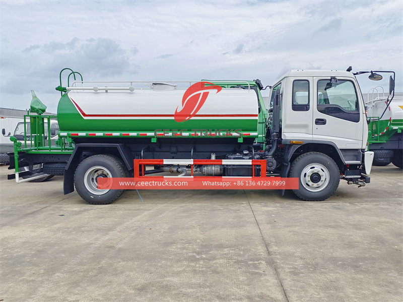 ISUZU FTR 12,000L Water tanker truck to Vietnam