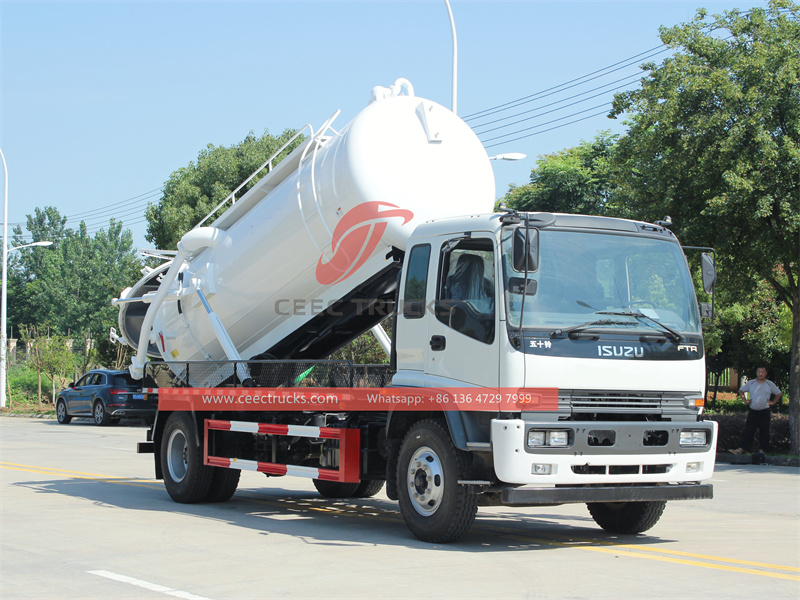 ISUZU FTR 10CBM sewage tank truck