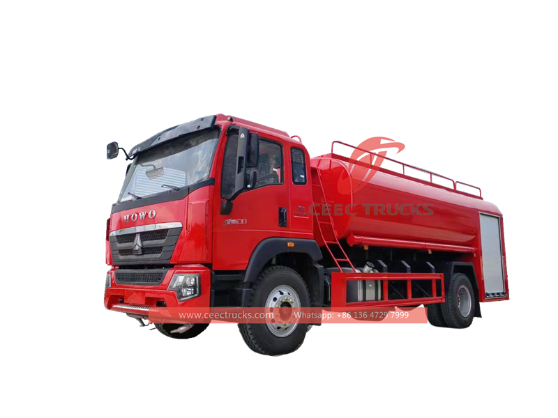 Howo fire fighting 8,000L water truck