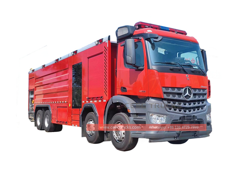 BENZ 580HP fire fighting truck with 16000L water tank