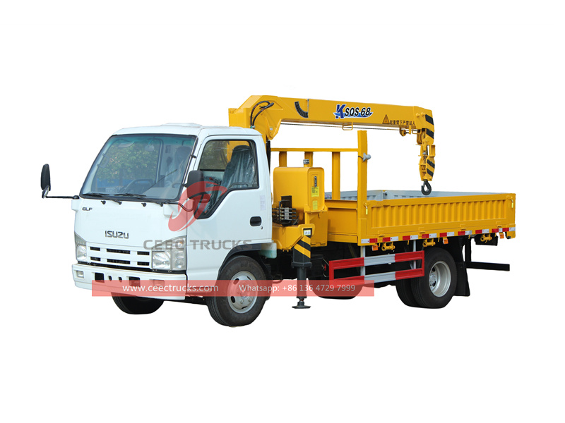 ISUZU NKR 3Tons truck mounted crane trucks