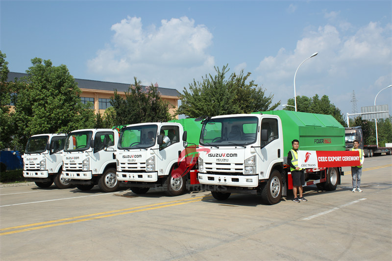 Factory supplies ISUZU hook lift trucks
